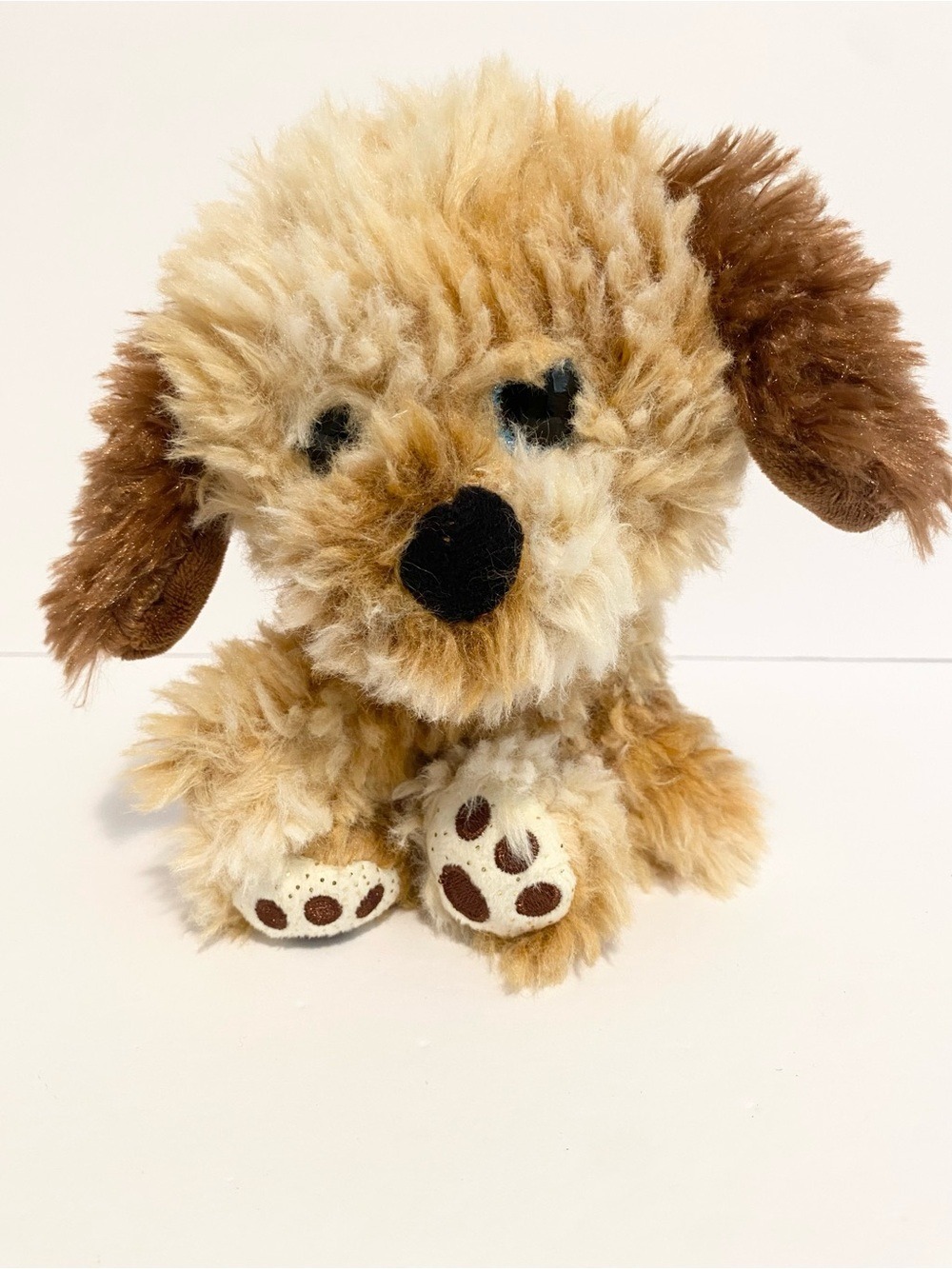 Kid Connection Puppy Dog Tan Plush Stuffed Animal Cuddle Toy Walmart 8”